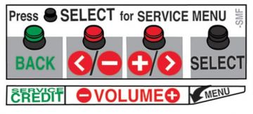 Stern 4-Button Service Assembly Bracket Decal